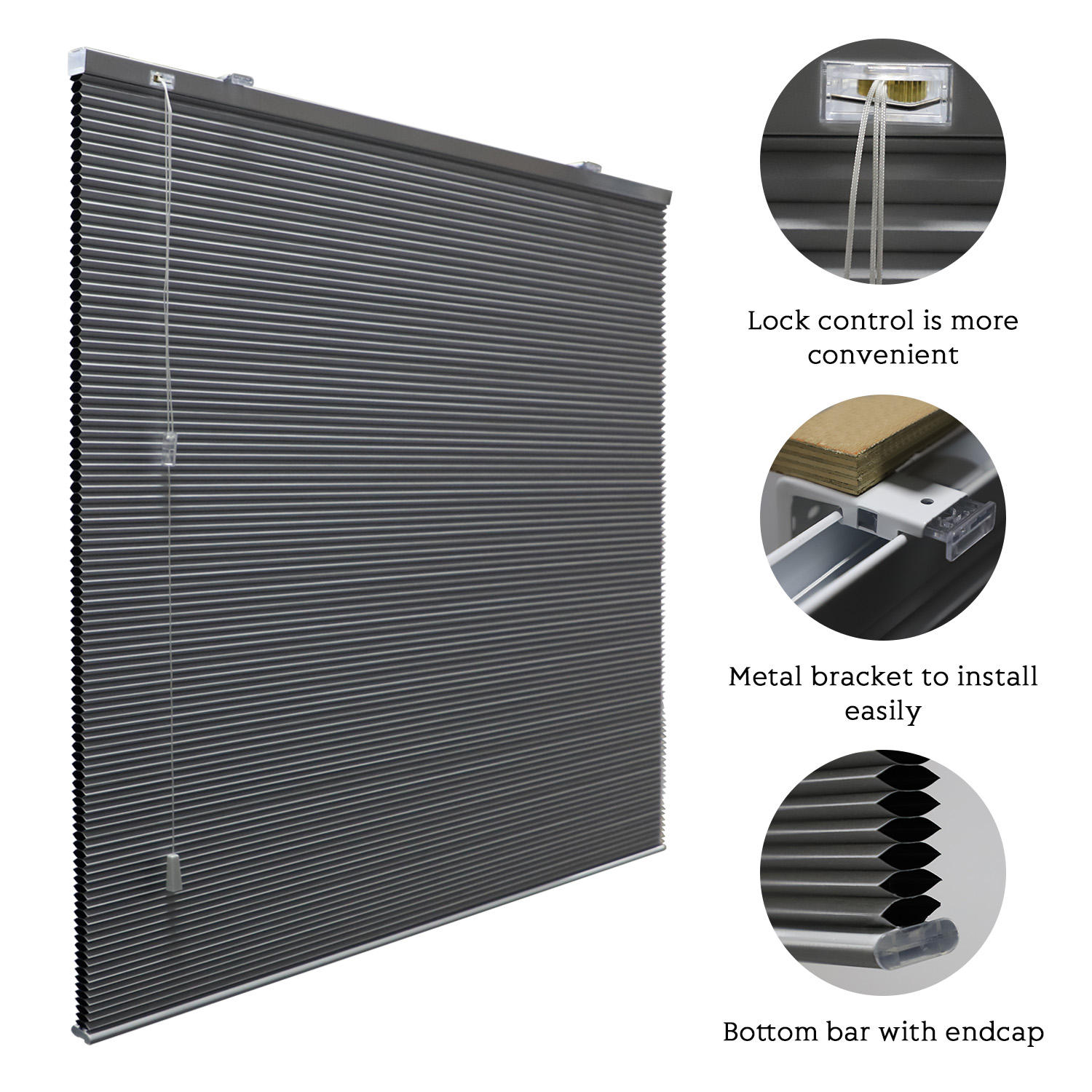 Top Bottom Cordless Cellular Blinds Modern Blackout Honeycomb Shades Spring Plissee Manual Waterproof Blackout Cellular Modern