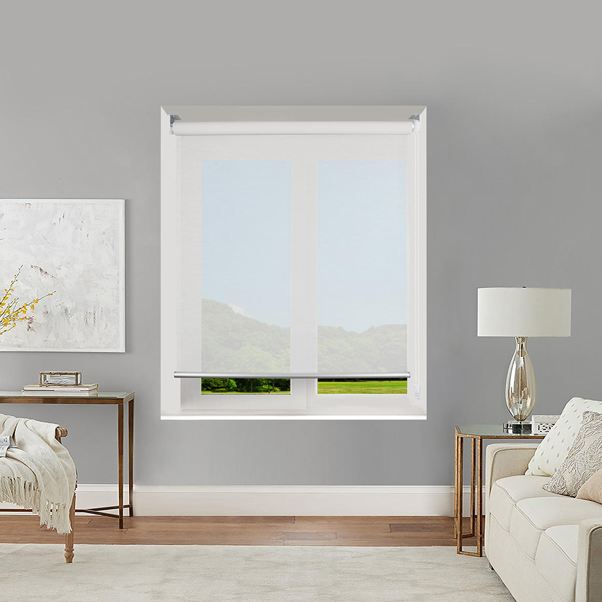 High Quality Double Layer Roller Blind Day and Night Translucent Design Classic Style for Windows-Free Sample