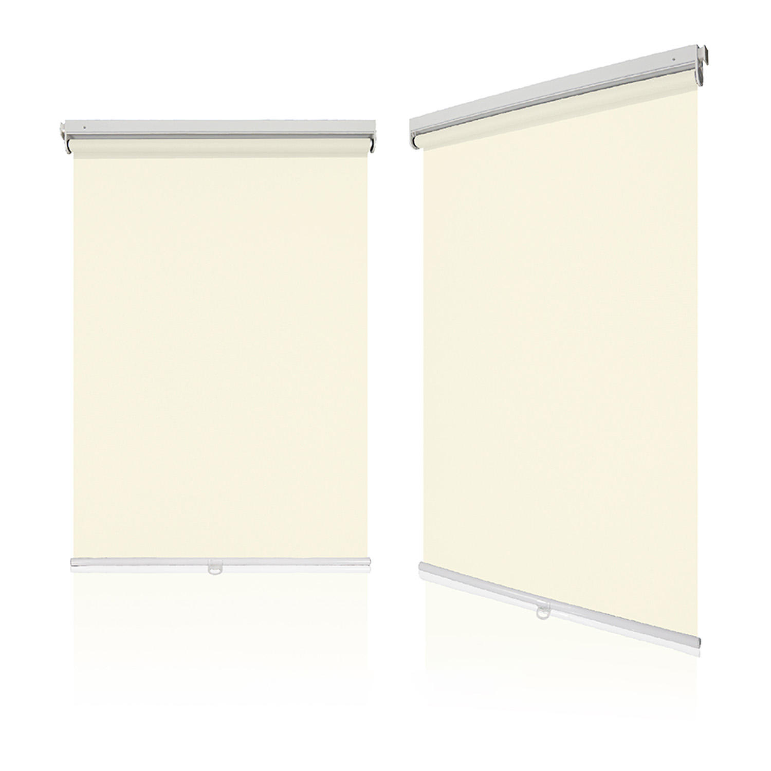 Customized 100% Blackout Cordless Pleated Roller Blinds for Windows Classic Office Hotels Factory Supplied No Drill Polyester