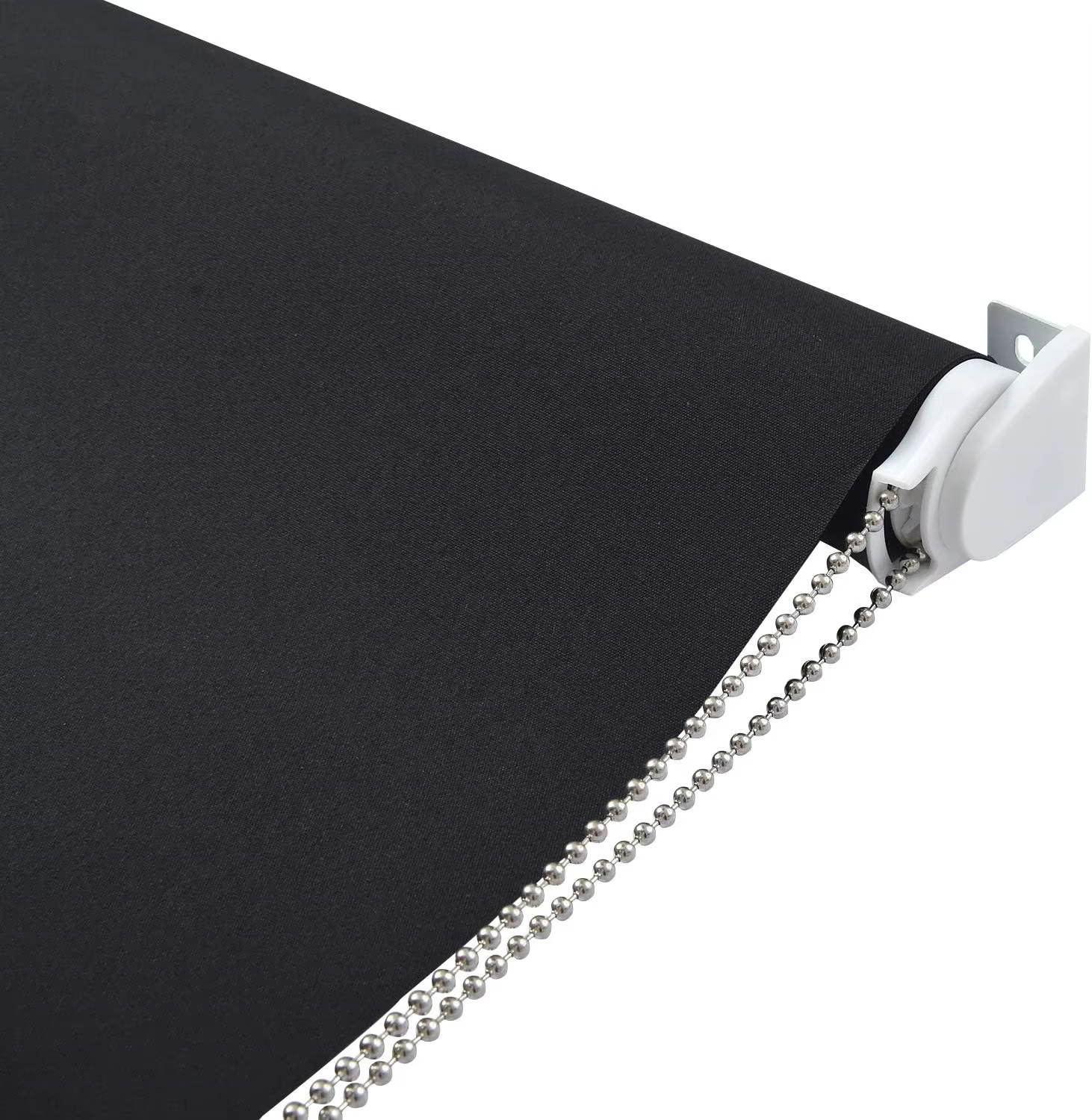 Blackout Window Roller Blind Soundproof Fireproof Indoor Fabric Curtain Solar Screen Electric Manual Options Horizontal Pattern