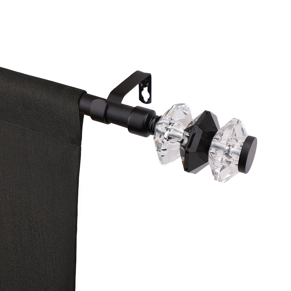 High Quality Eco-friendly Modern Style Aluminum Alloy Window Curtain Rod Accessories Customized Designs FAST Installation