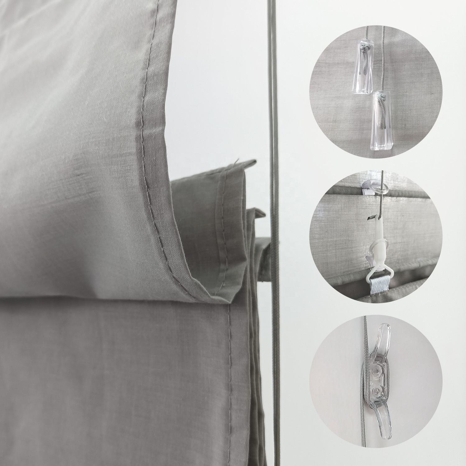 Custom Made Roman Shade Window Blinds Easy Install Blackout Manual Roman Blinds Modern Raffrollo Curtain for Window Black Fabric