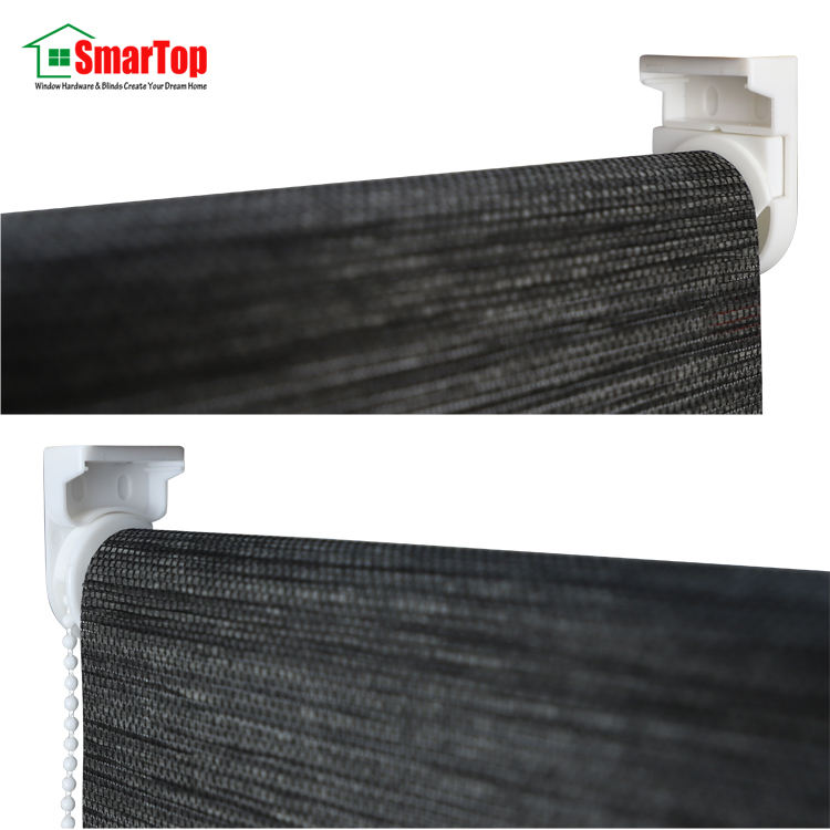 Manual Operation Polyester Roller Blind Day and Night Blackout Curtain for Home Window Shades & Shutters