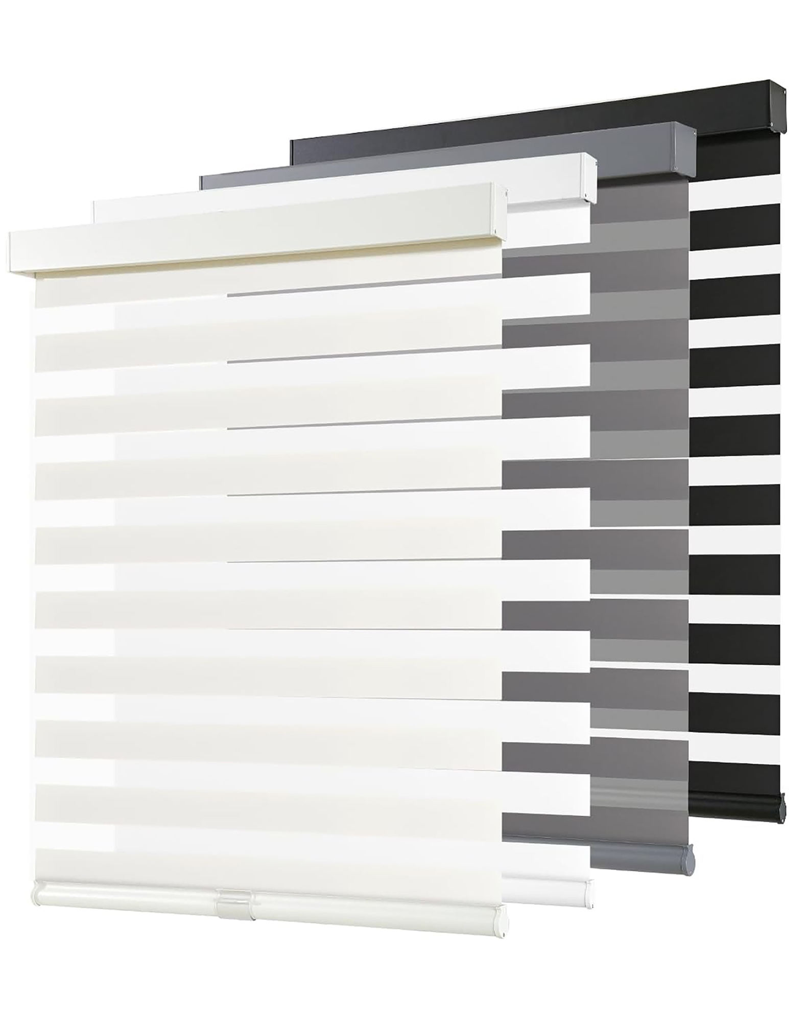 Wholesale Best Price Black Zebra Rainbow Roller Blinds Home Decoration Fabric Installation Horizontal Pattern Plain