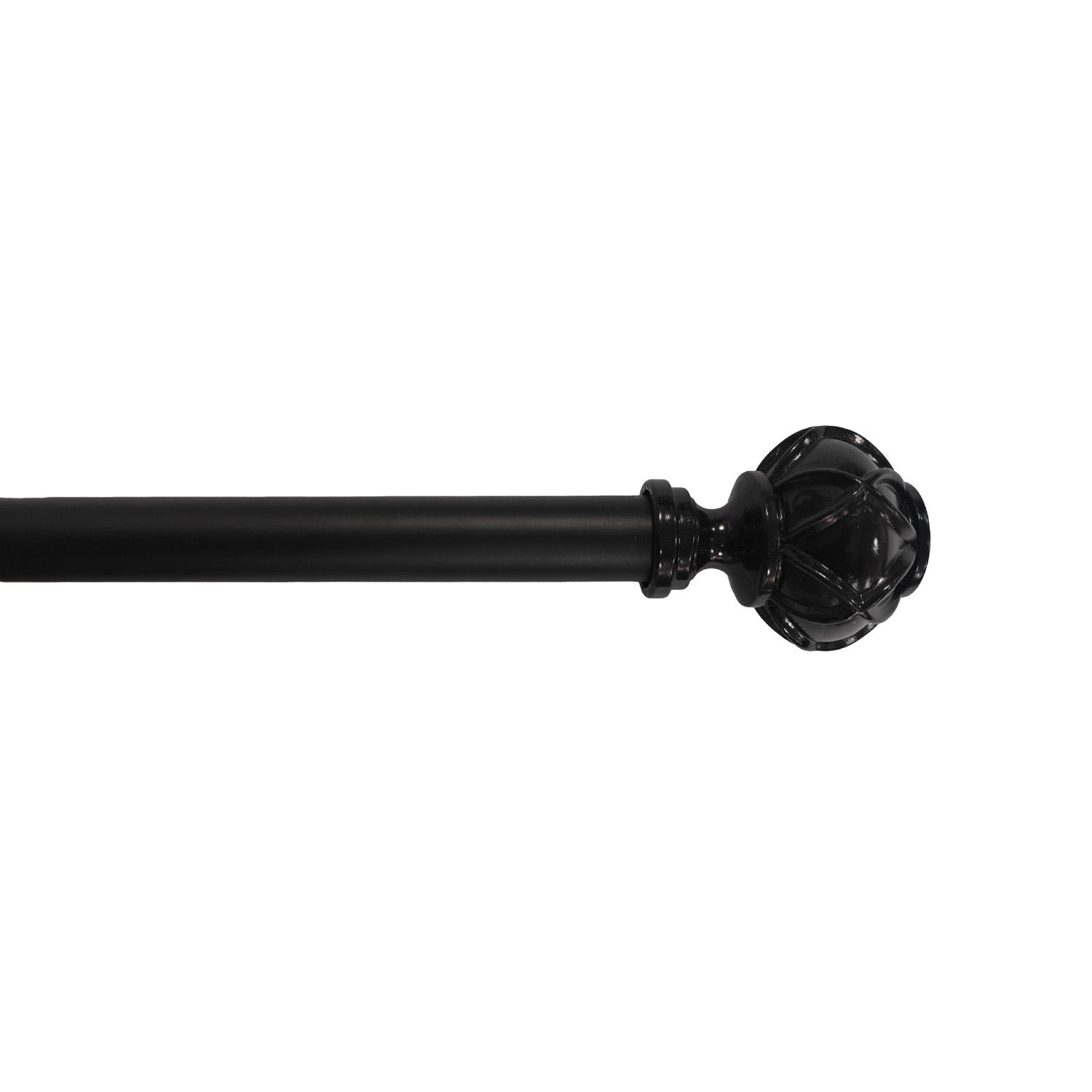 Hot Sale 25mm Metal Window Curtain Rod Finial Modern Styles Decorated Hardware for Window Curtains