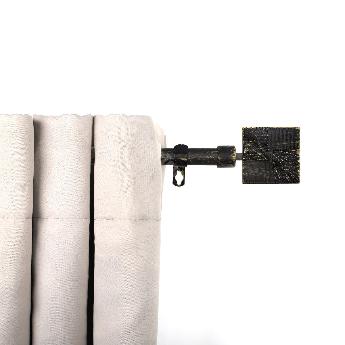 Wholesale 5m Iron Curtain Rod Finials High Quality Metal Decorative Pole for Office Home Traditional Design Tracks Accessories