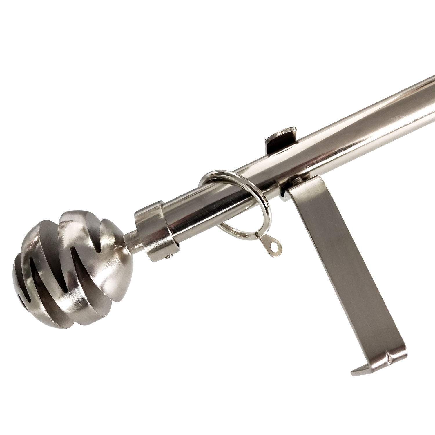 Hot Sale Manufacturer Factory Supply Modern Eco-friendly Aluminum Alloy Curtain Rod Pole Set for Windows Adjustable Curtain Rods