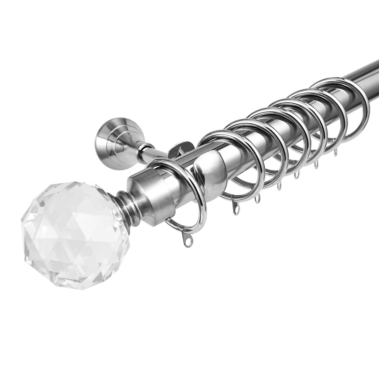 Factory Wholesale Curtain Poles Home Decorative Curtain Hardware Curtain Rod Set