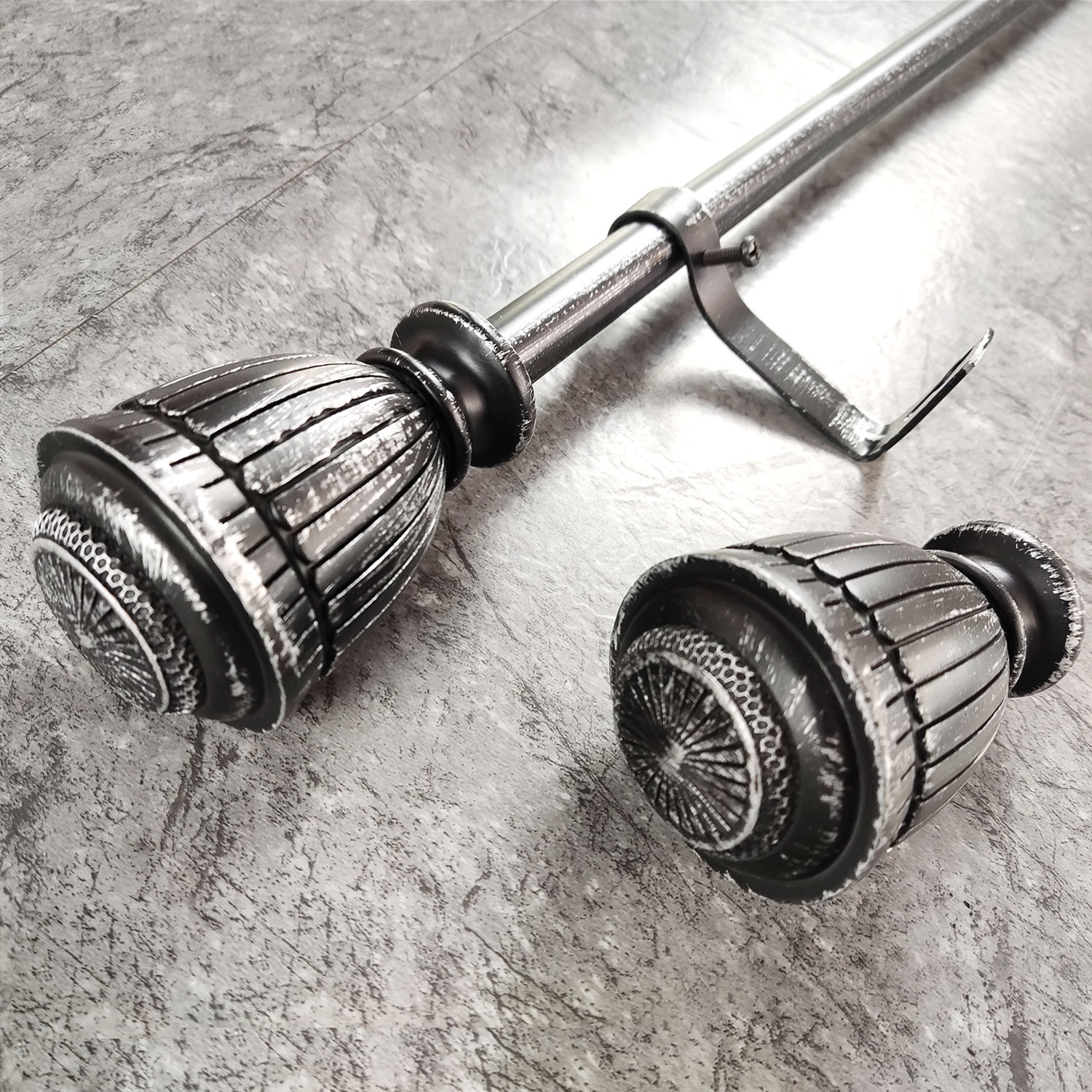 Modern Design Metal Curtain Rod Set Wholesale Home Decor Drapery Rods for Windows