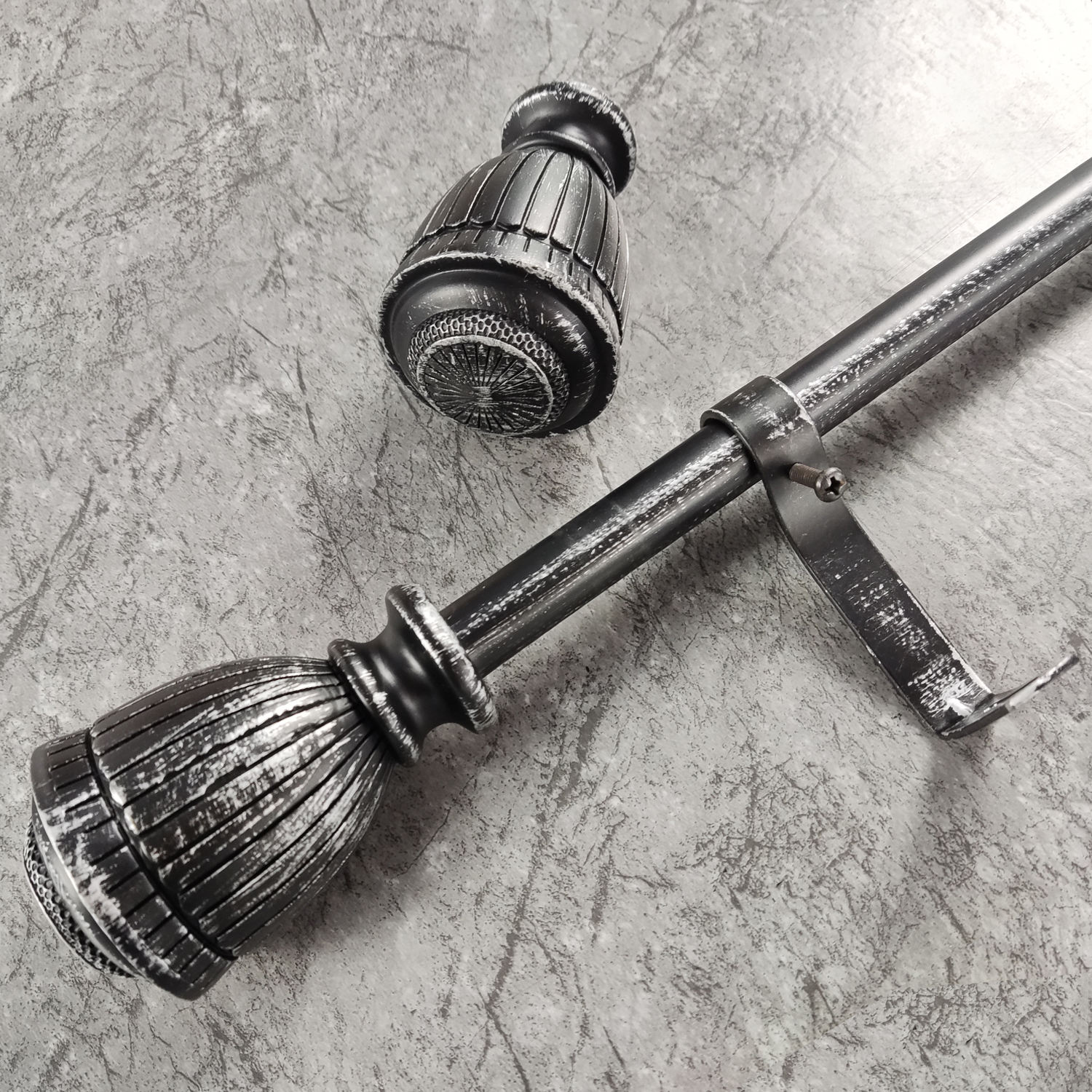 Modern Design Metal Curtain Rod Set Wholesale Home Decor Drapery Rods for Windows