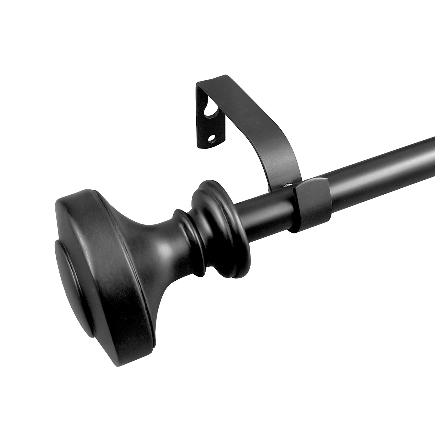 Hot Sale Traditional Style Metal Curtain Rod with Window Decorative Hardware Finial and Rod Head