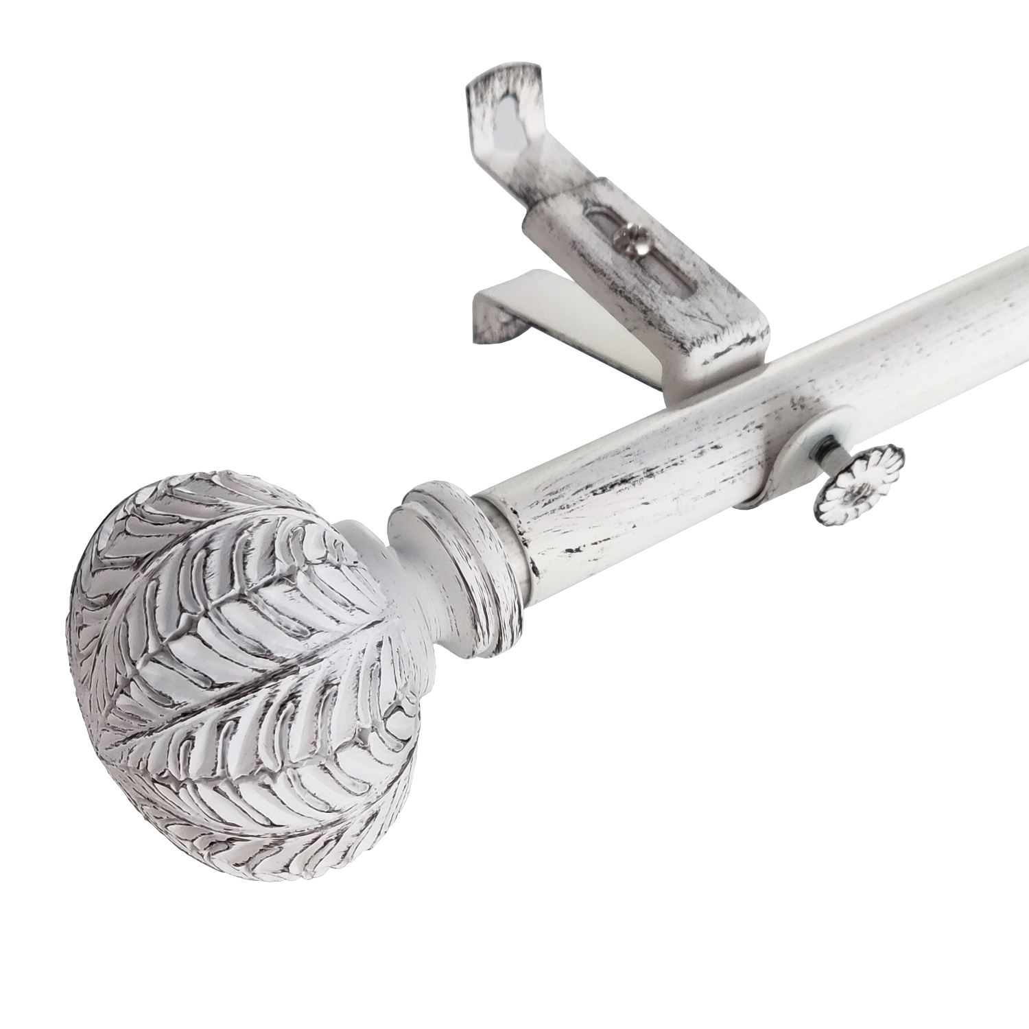Hot Sale Modern Design Resin Curtain Accessory Rod with Finial Factory Wholesale for Decorative Curtains
