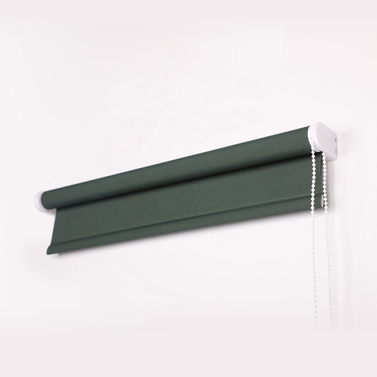 Wholesale Classic Style Blackout Window Roller Blinds Built-In Polyester Fabric Shades and Shutter for Hotels Technique Plain