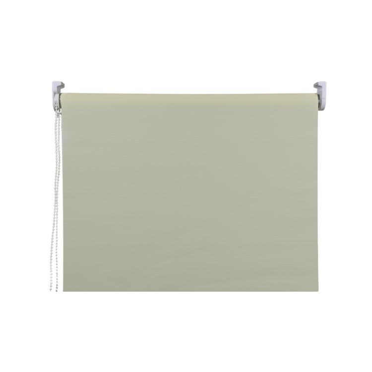 High Quality Polyester Translucent Semi-Blackout Manual Roller Blinds for Windows Green Blue White Window Shades Free Sample