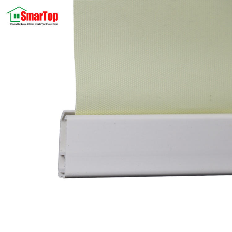 High Quality Polyester Translucent Semi-Blackout Manual Roller Blinds for Windows Green Blue White Window Shades Free Sample