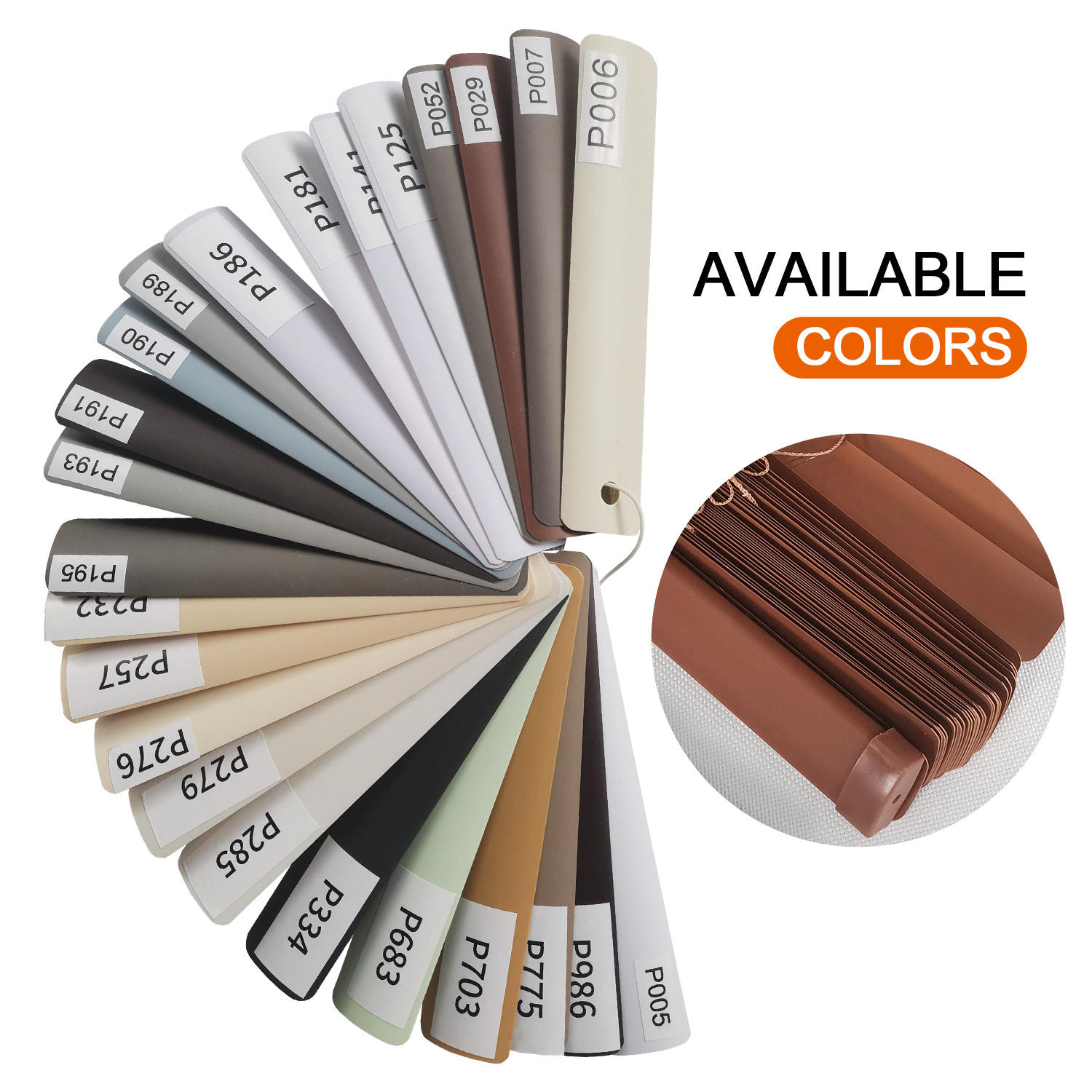 Factory Direct Sale 2 Inch Cordless Modern Design Faux Wood Venetian Blinds Built-in for Window Horizontal PVC Faux Wood Blinds