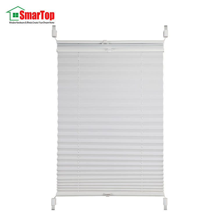 Custom Eco-friendly Pleated Blinds for Home Decoration Day&Night Shades Easy Fix Blinds Curtains in Custom Colors