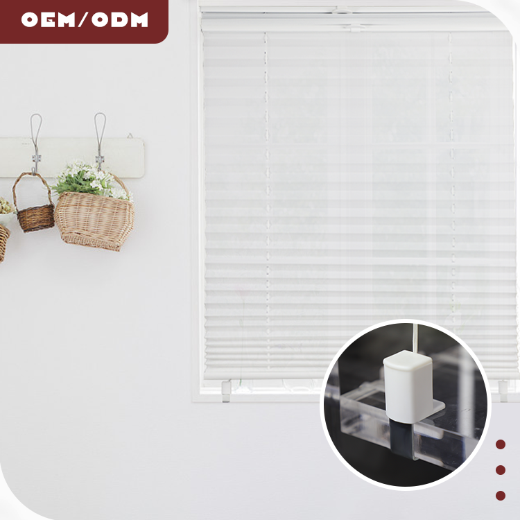 Custom Eco-friendly Pleated Blinds for Home Decoration Day&Night Shades Easy Fix Blinds Curtains in Custom Colors