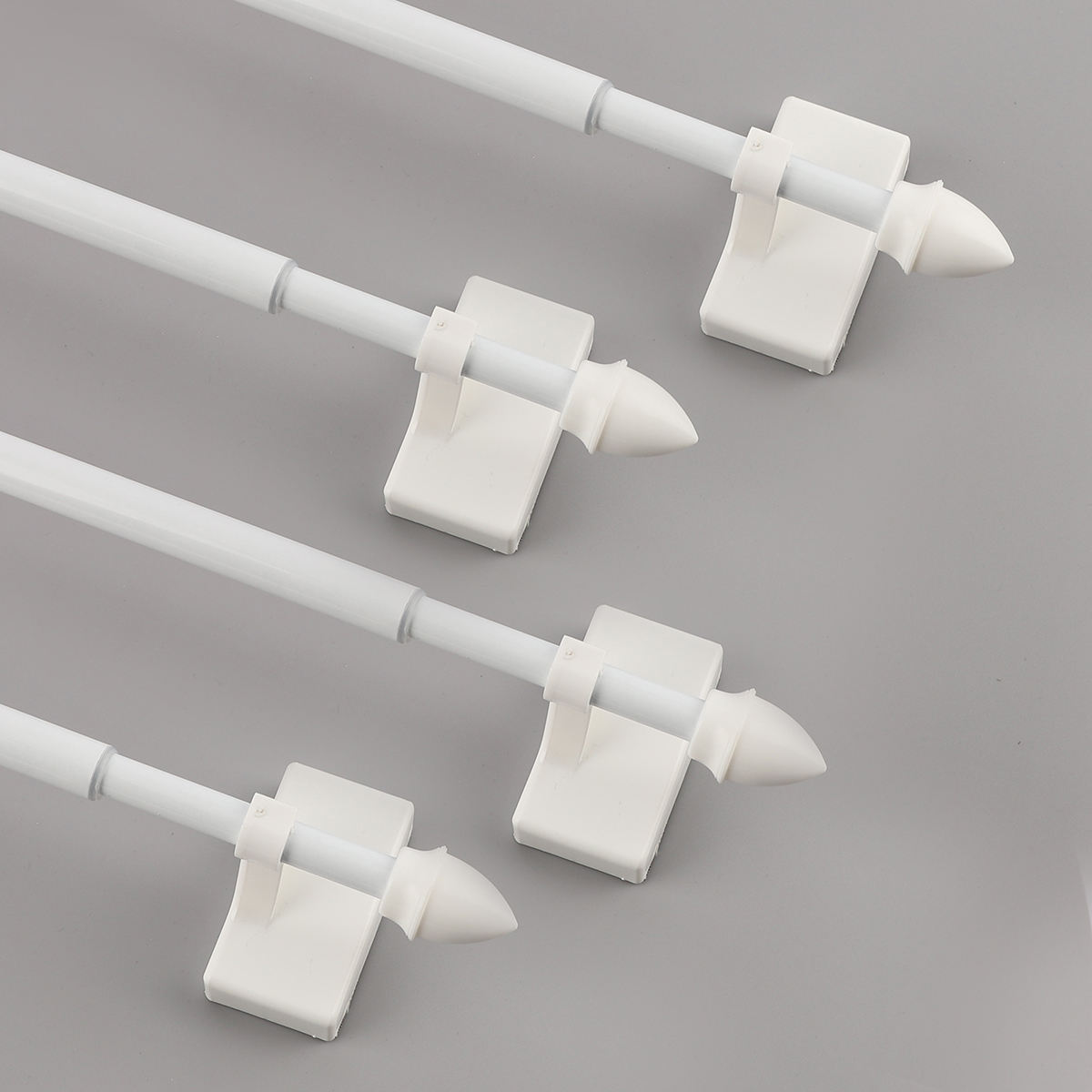 High Quality Magnetic Curtain Rods Metal Doors Adjustable Length Magnetic Curtain Rod Easy Installation Cafe Rod