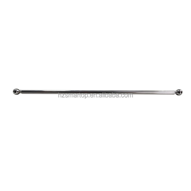China Factory Wholesale Home Decoration Windows Curtain Pole Metal Extendable Curtain Pole