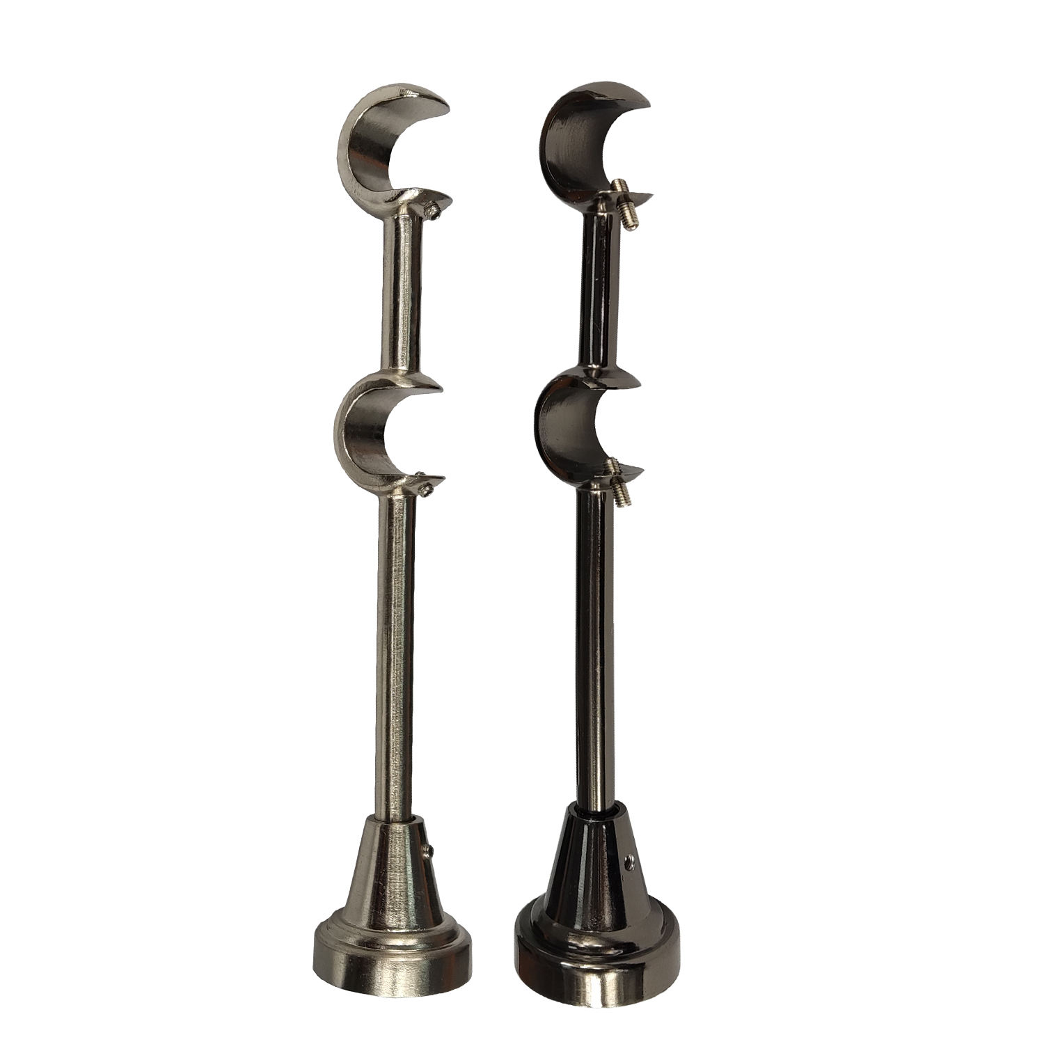 Modern Style Decorative Aluminium Curtain Bracket Metal Curtain Holders for Curtain Rod