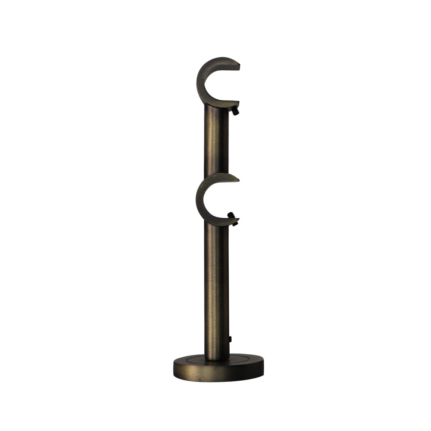 Modern Double Curtain Rod Brackets Anti-brass Metal Wall Bracket with Single Curtain Pipe Bracket Wholesale Contemporary Design