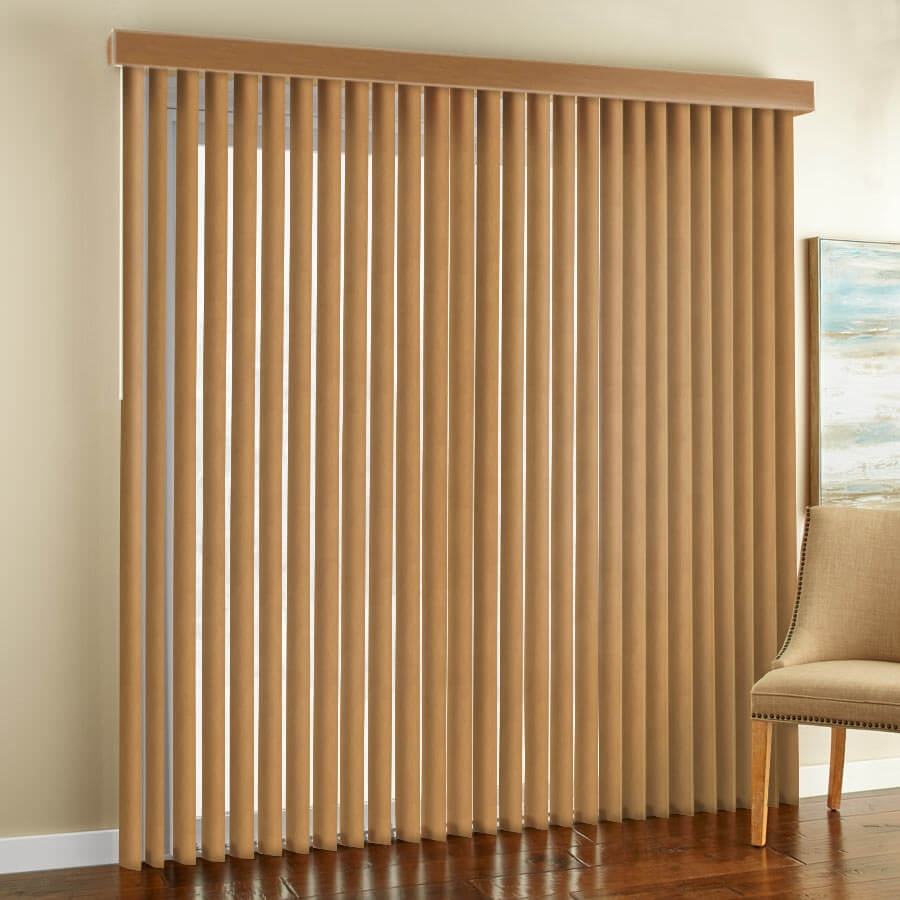 Custom Vertical Window Blinds Fashion Built-In High Window Curtains Cheap Plain Technique Installation