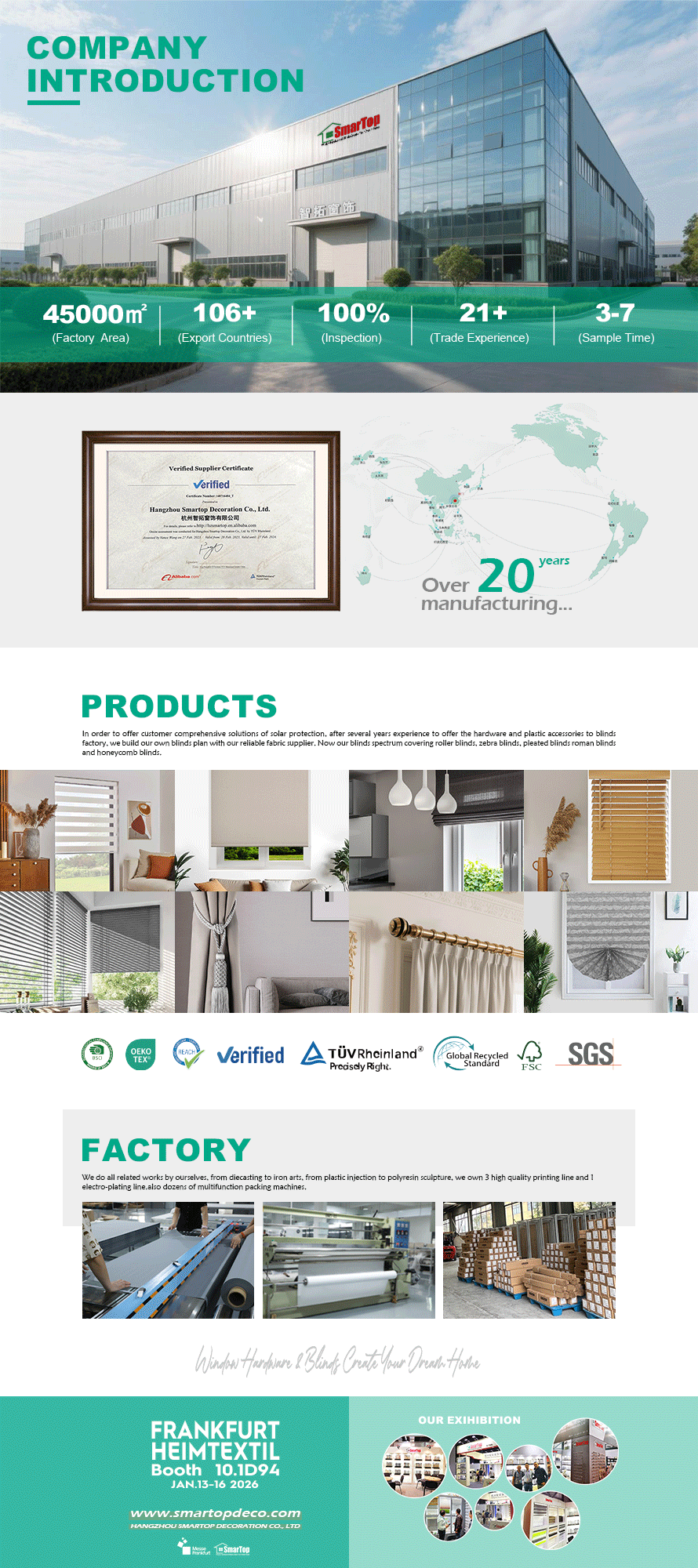 Hangzhou Smartop Decoration  Co., Ltd