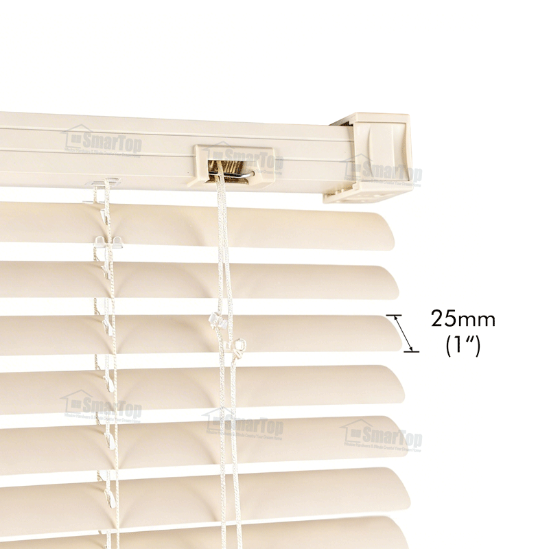 2 Inch Cordless Modern Faux Wood Blinds PVC Venetian Anti UV Waterproof Eco-Friendly for US & EU/UK Markets