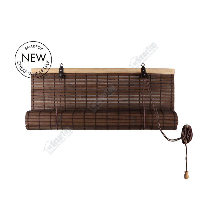 Classic Style Bamboo Roll up Blinds Reed Shades / Bamboo Mat Roller Blinds,Customized Waterproof Bamboo Blinds