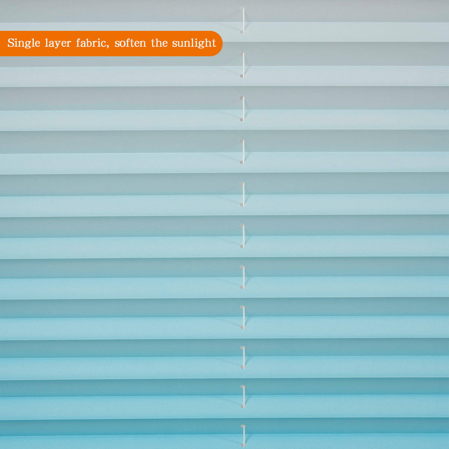 Ready-Made Office Blinds Traditional Horizontal Pleated Blinds Screen Sunshade Translucent Sunshade for Optimal Sun Coverage