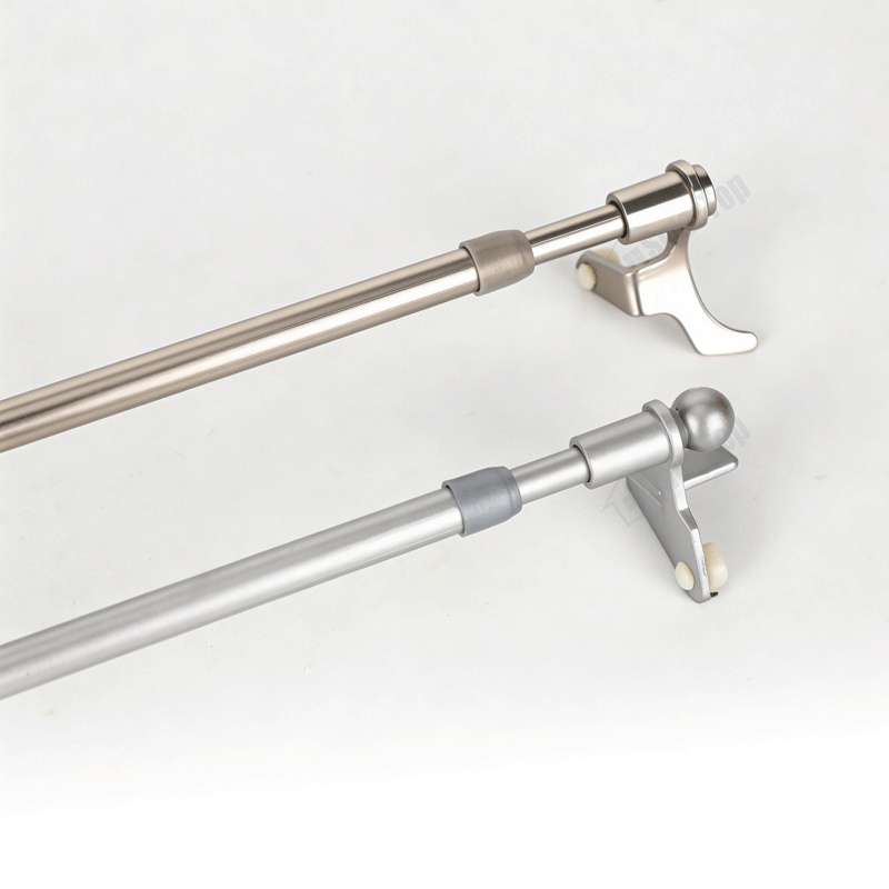 New High Quality Scalable Cafe Rod Curtain Rod and Finials Unique Design Convenient Curtain Rod Set for Home