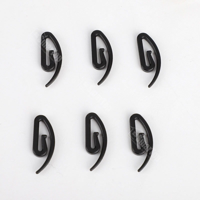 Custom Package Free Samples Black & White Pom Curtain Hook S Fold Window Tracks No Drilling Accessories Plastic Material