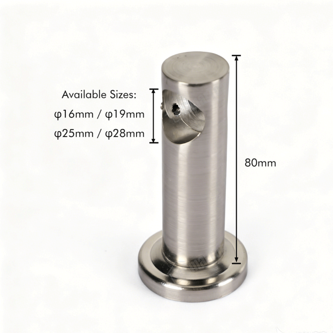New Window Curtain Bracket Hardware Metal Modern Design Curtain Rod Brackets Self-Adhesive Easy Install